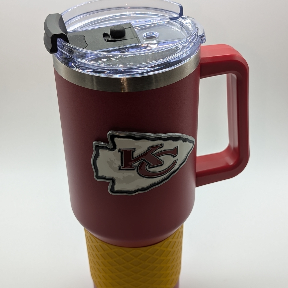 Kansas City Chiefs Red and Yellow Tumbler 40oz (Brandnew)